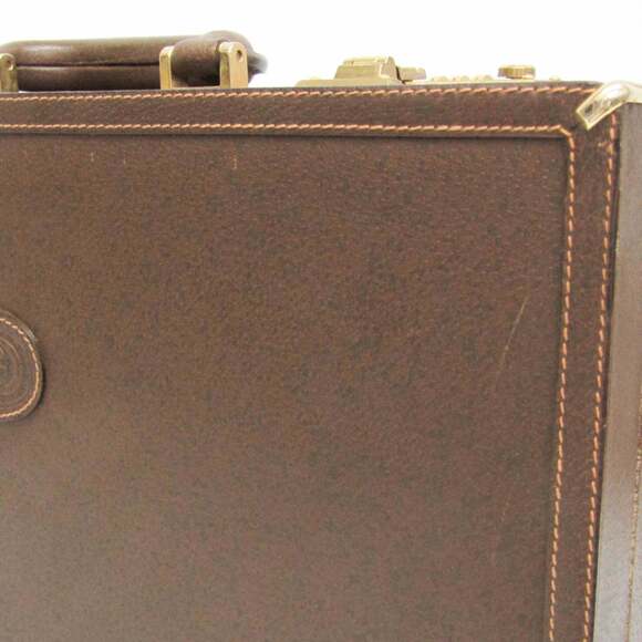 Gucci Interlocking G 016 20 0491 Men,Women Leather Attaché Case,Handbag Brown - Picture 12 of 16